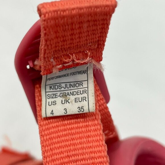 Chaco Chillos Sport Sandals Kids Junor‎ Size 4 Pink - Picture 6 of 6
